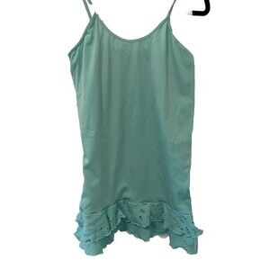 Coco And Carmen The Lace Bottom Camisole Marine‎ Blue Women's Size S